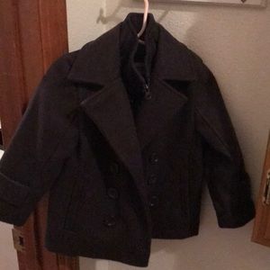 Toddler Grey Pea Coat